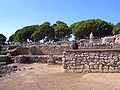 Vista do recinto de Asclepio.