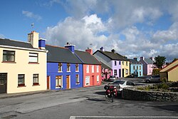 Painted houses in Eyeries