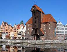 The medieval "Crane" (built 1442-44) is one of the symbols of Gdańsk (200 meters)