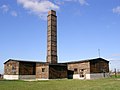 Crematório reconstruído em Majdanek.