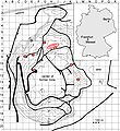 August 9: Map of the Messel pit.