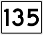 State Route 135 marker