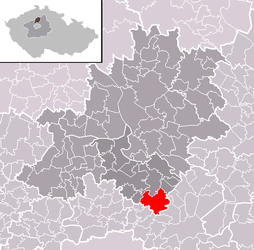 Kostelec nad Labem – Mappa