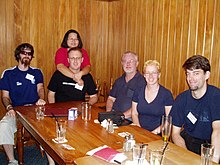 people sitting around a table