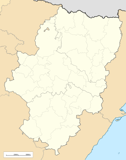 Balconchán, Spain is located in Aragon