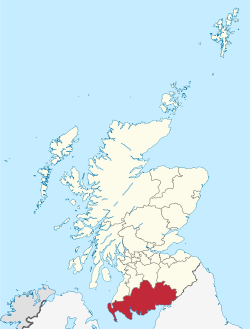 Alueen sijainti Skotlannissa