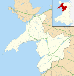 Abergwyngregyn is on the northern coast of Wales, near the eastern border of the county of Gwynedd.