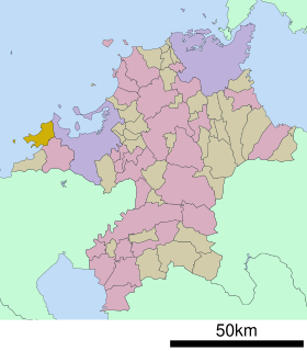 志摩町 (福岡県)位置図