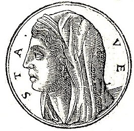 Vesta in de Promptuarii Iconum Insigniorum, 1553