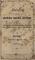 Catálogo de una exposición sobre diseño y construcción de jardines de 1865, Erfurt