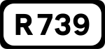 R739 road shield}}