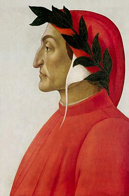 Dante Alighieri door Sandro Botticelli.