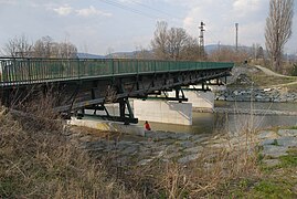 Brücke des Wiener Neustädter Kanals über die Schwechat in Tribuswinkel bei Baden