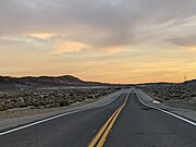 Sunset on Trona Road