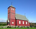 Vivestad kirke er en trekirke i Vivestad som ble bygd 1914. Foto: Trond Strandsberg