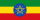 Vlag Positiekaart Ethiopië