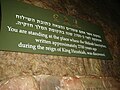 Interior of Hezekiah's Tunnel. June, 2008.