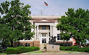 Jackson County Courthouse in Altus, Oklahoma