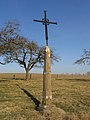 Croix de chemin à Échallens, au lieu-dit Pré Bacon.