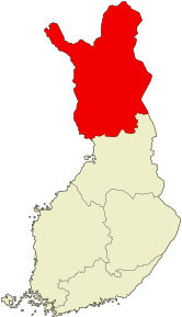 Kart over Lapplands län 1938–2009