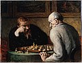 Image 15Honoré Daumier, 1863, The Chess Players (from Chess in the arts)