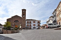 Almedíjar church square.