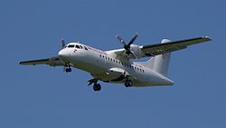 Eine ATR 42-300 der Air Lithuania