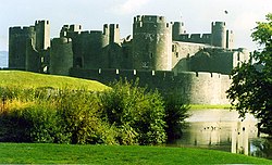 Caerphilly Castle, Wales.jpg