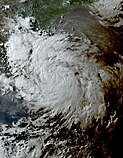 Satellite image of Tropical Storm Chris