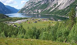 Hellmobotn di Hamarøy tempat tersempit di Norwegia.