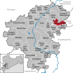 Hohenstein-Ernstthal i distriktet Zwickau