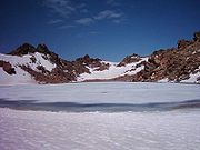 Crater lake of Sabalan