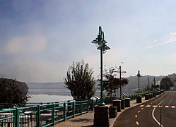 Promenade du Capitaine, secteur Shawinigan-Sud, rive du Saint-Maurice