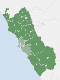 Location within Lima Department