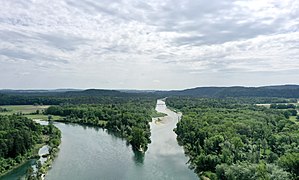 Thurmündung in den Rhein