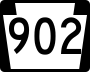 Pennsylvania Route 902 marker