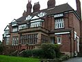 Arts and Crafts, grade II listed building on Hilton Lane, built c1880[34]