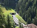 Tunnel der SS 242 in Gröden