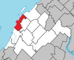 Location within Rivière-du-Loup RCM