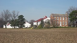 The George Bixler Farm, a historic site in the township