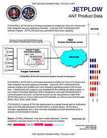 JETPLOW: instala una puerta trasera (backdoor) en el Cisco PIX y los firewalls ASA