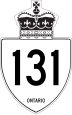 Highway 131 marker