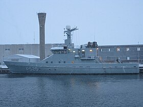 HDMS Rota (P525) ved Flådestation Korsør