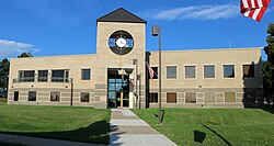 The Sheridan City Hall.