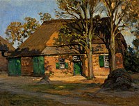 Roland Larij: Boerderij op Strabrecht, 1900