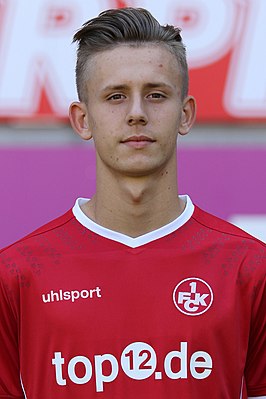 Müsel in 2017 als speler van 1. FC Kaiserslautern