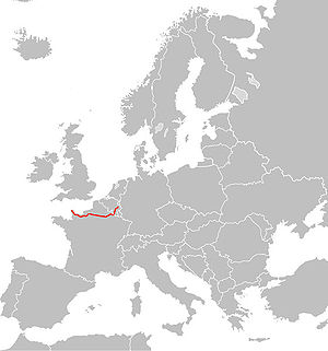 Europaväg 46:s sträckning