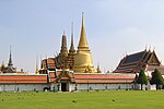 Wat Phra Kaew i Bangkok, det mest heliga templet i Thailand.