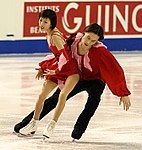 Pang Qing (l.) und Tong Jian, Silber 2010