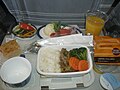 日本航空（JAL）エコノミークラス機内食（2010年10月）